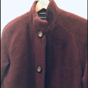 Jones New York Stand Collar Coat/Petite